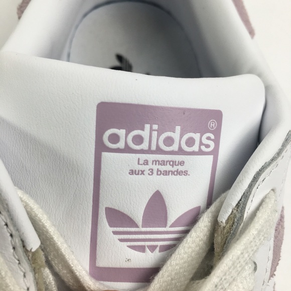 SOLD! Adidas Originals Superstar Low Sneakers White Pink Women’s 9 EE7400 - Picture 13 of 15
